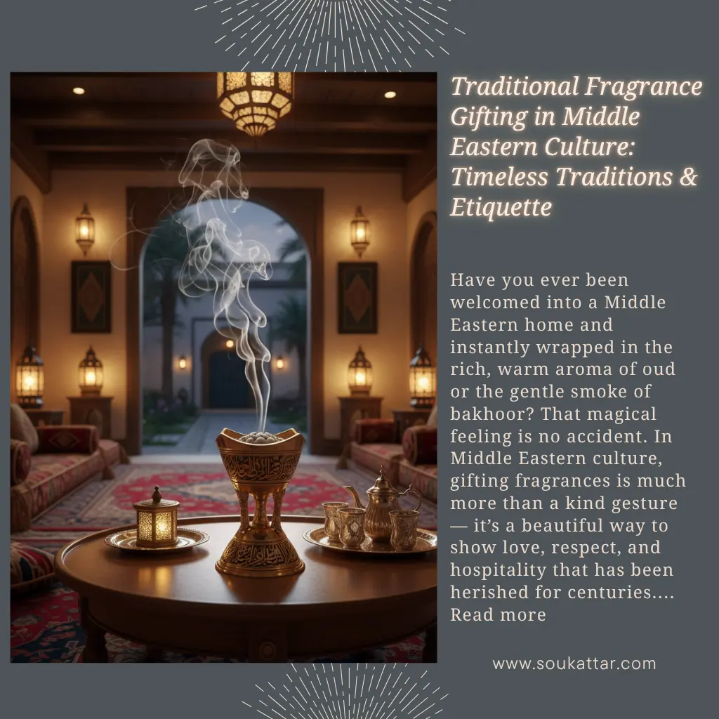 Traditional Fragrance Gifting in Middle Eastern Culture: Timeless Traditions & Etiquette