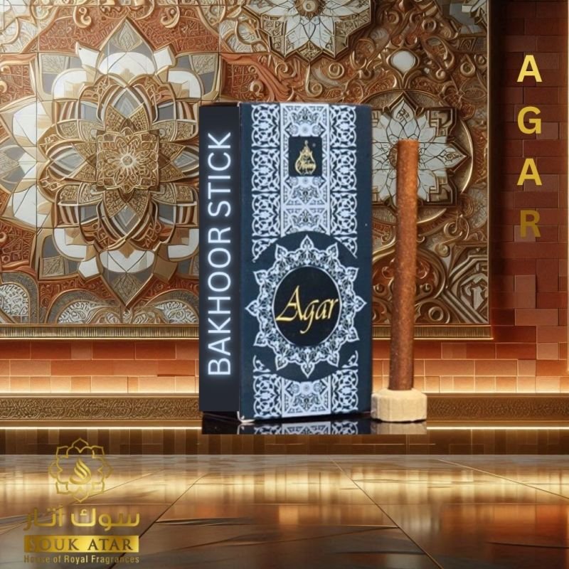 Agar Bakhoor Sticks by Souk Attar | Premium Oriental Incense Sticks with Stand