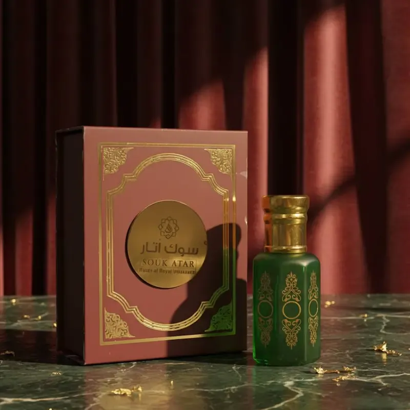 Kasturi Attar | Premium Alcohol-Free Musk Roll-On Perfume Oil for Men & Women | Souk Attar