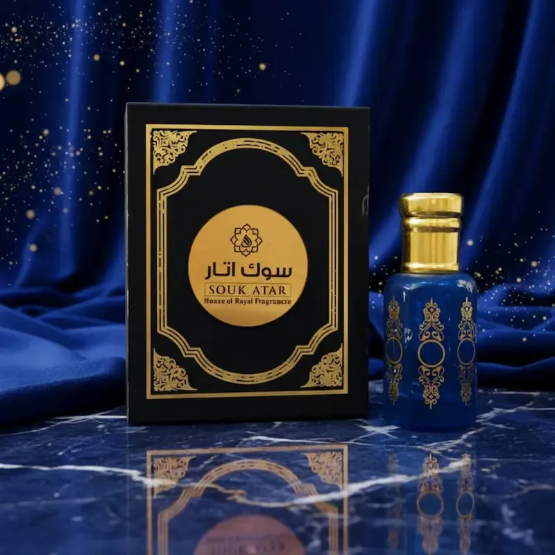 Blue Musk Natural Attar from Kannauj | 100% Non-Alcoholic