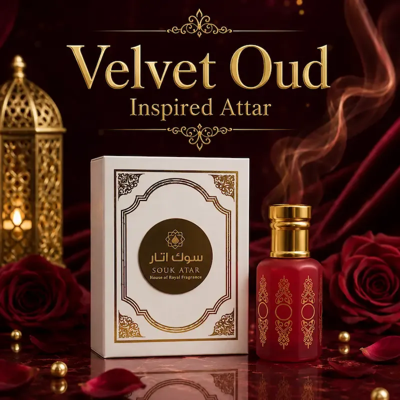 Velvet Oud Attar – Luxury Oud Roll On Attar and perfume | Souk Attar