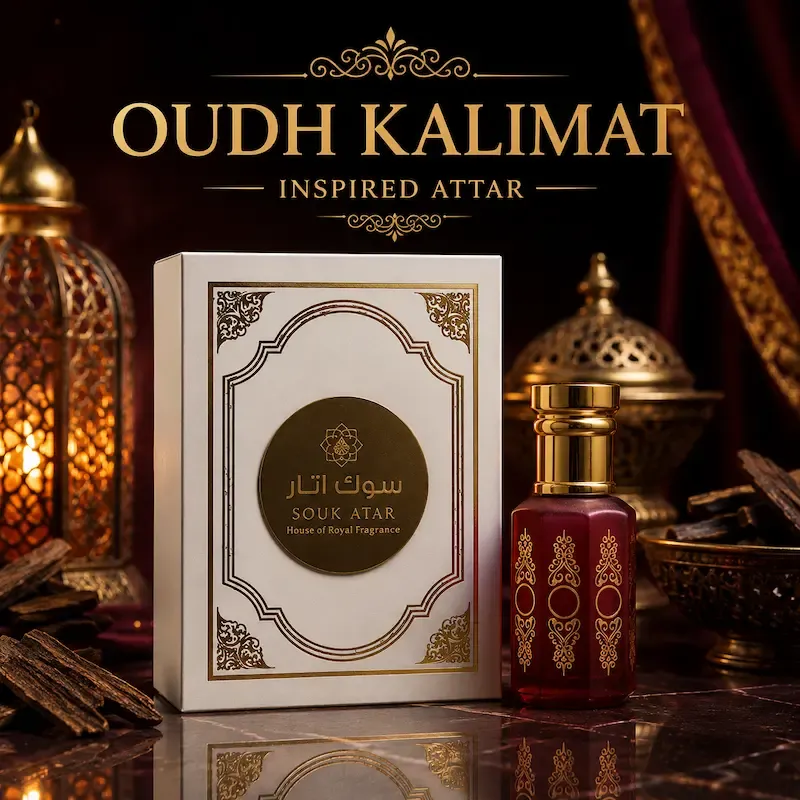 Oud Kalimat Inspired Attar | Alcohol-Free Oud Perfume | Souk Attar | Souk Attar