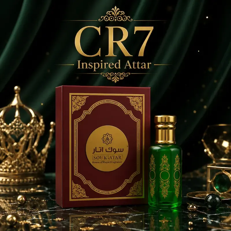 CR7 Inspired Attar – Long Lasting Non-Alcoholic Roll On Perfume for Men & Women | Souk Attar | Souk Attar