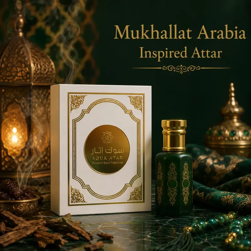 Mukhallat Arabia Attar – Non Alcoholic  Roll On attar and perfume | Souk Attar