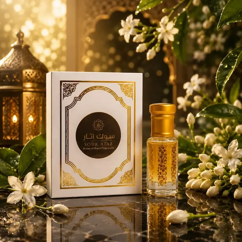 Rajni Gandha Attar – Tuberose Floral Roll On Attar | Souk Attar