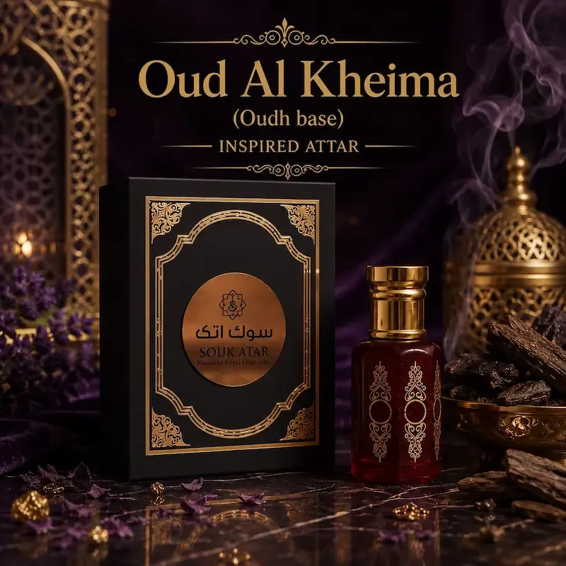 Oud El Kheima Inspired Attar | Arabic Oud Fragrance | Souk Attar | Souk Attar