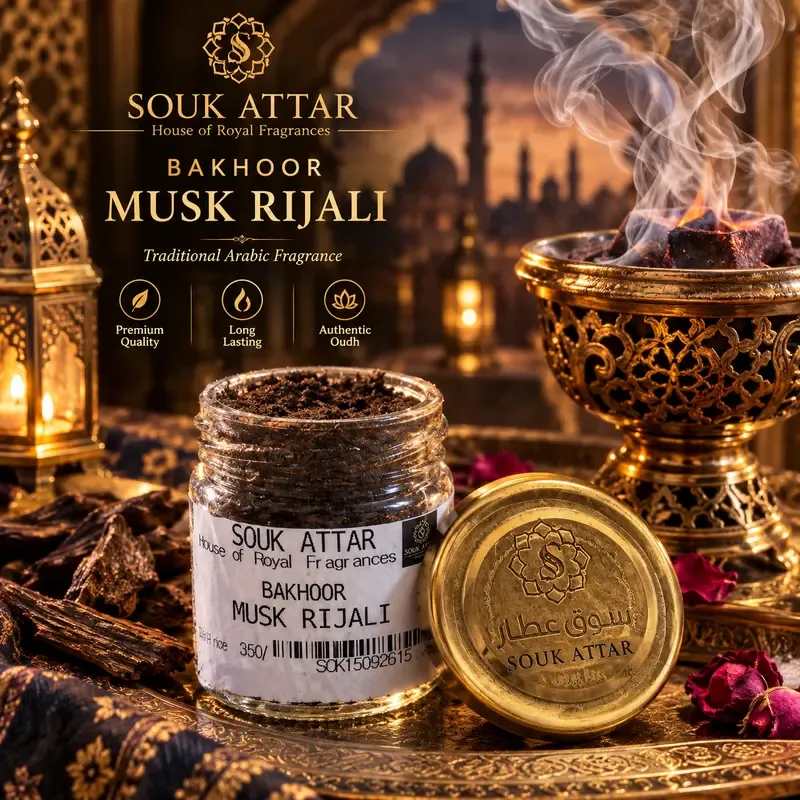 Bakhoor Musk Rijali | Premium Musk Bakhoor | Souk Attar | Souk Attar