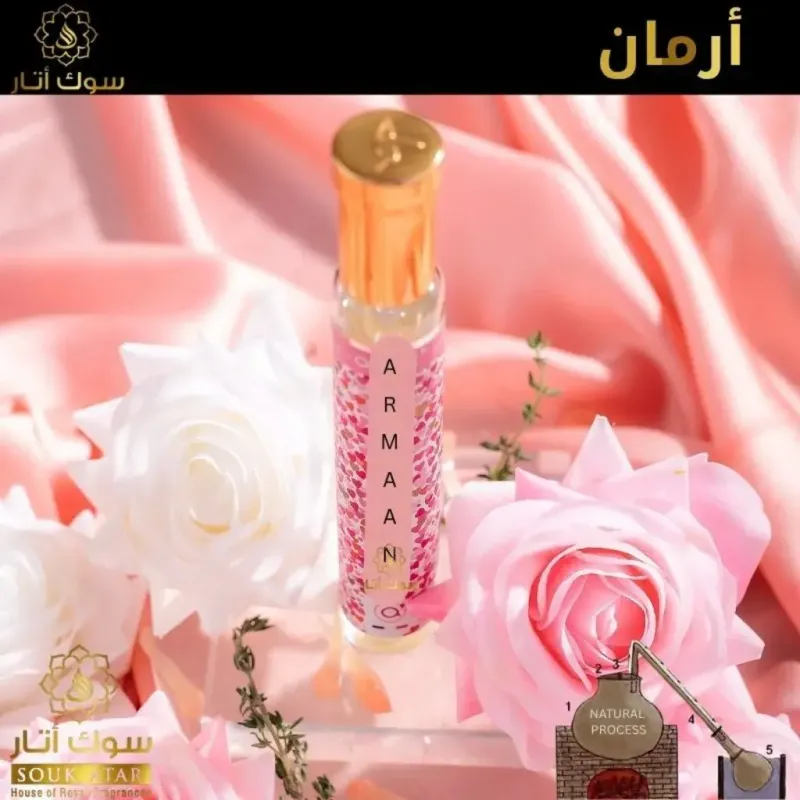 Arman Natural Attar – 100% Non-Alcoholic Long-Lasting Roll On Perfume Oil for Men & Women | Premium Unisex Fragrance