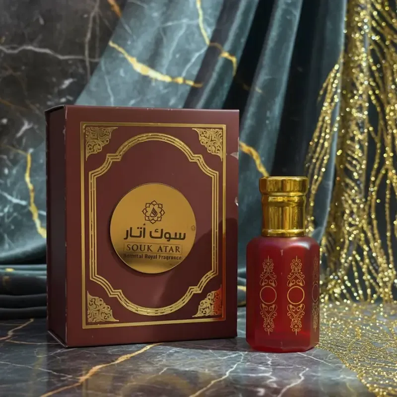 Kesar Chandan Attar – Pure Saffron Sandalwood Perfume