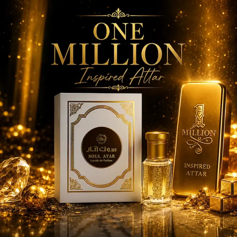 One Million Inspired Attar | Alcohol-Free Perfume Oil | Souk Attar