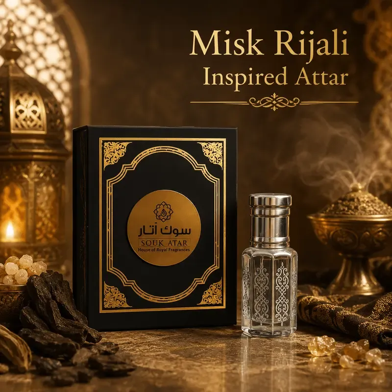 Misk Rijālī Attar | Premium Alcohol-Free Fresh Musk Attar