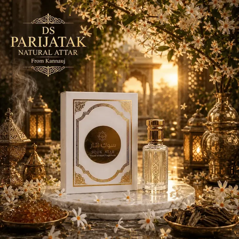 DS Parijatak Natural Attar from Kannauj | Alcohol-Free Attar