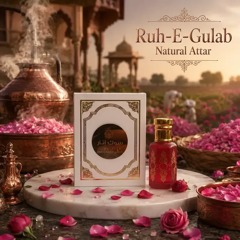 Queen of Roses Ruh-e-Gulab Natural Attar from Kannauj