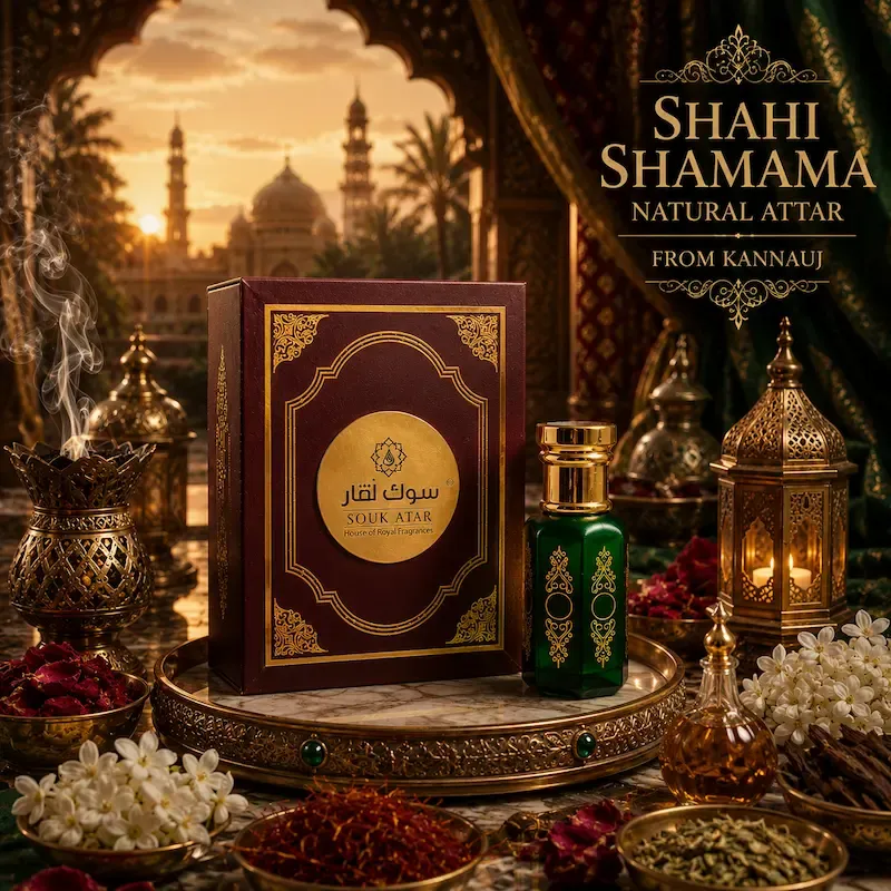 Shahi Shamama Natural Attar from Kannauj | Alcohol-Free Attar